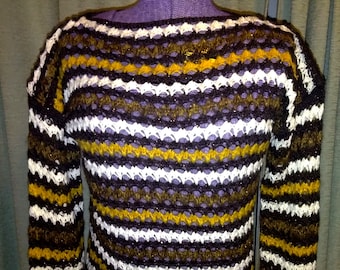 Beautiful Vintage knit Sweater From Italy