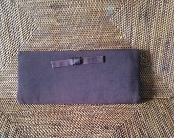 Vintage 1960's Fabric Clutch Purse