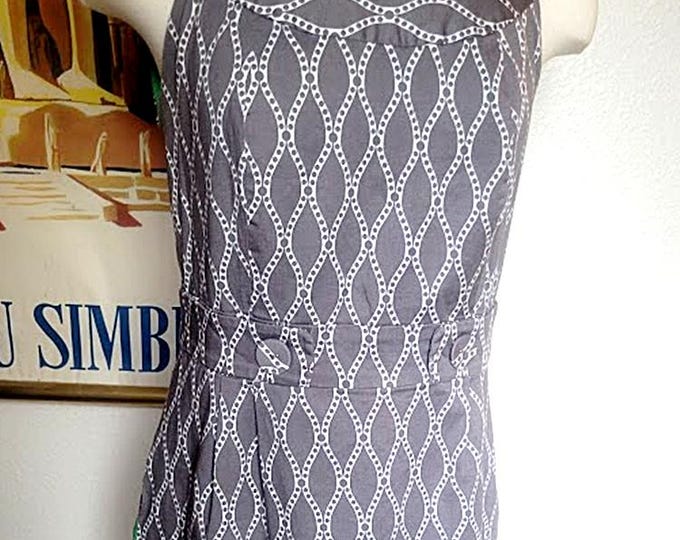 Robbie Bee Summer Cotton Shift Dress Fully Lined Side Pockets
