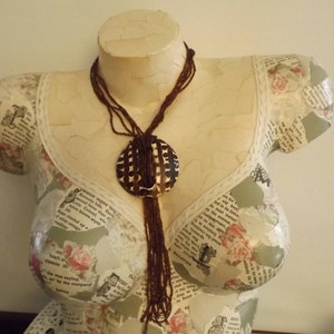 Beaded Shell African Necklace