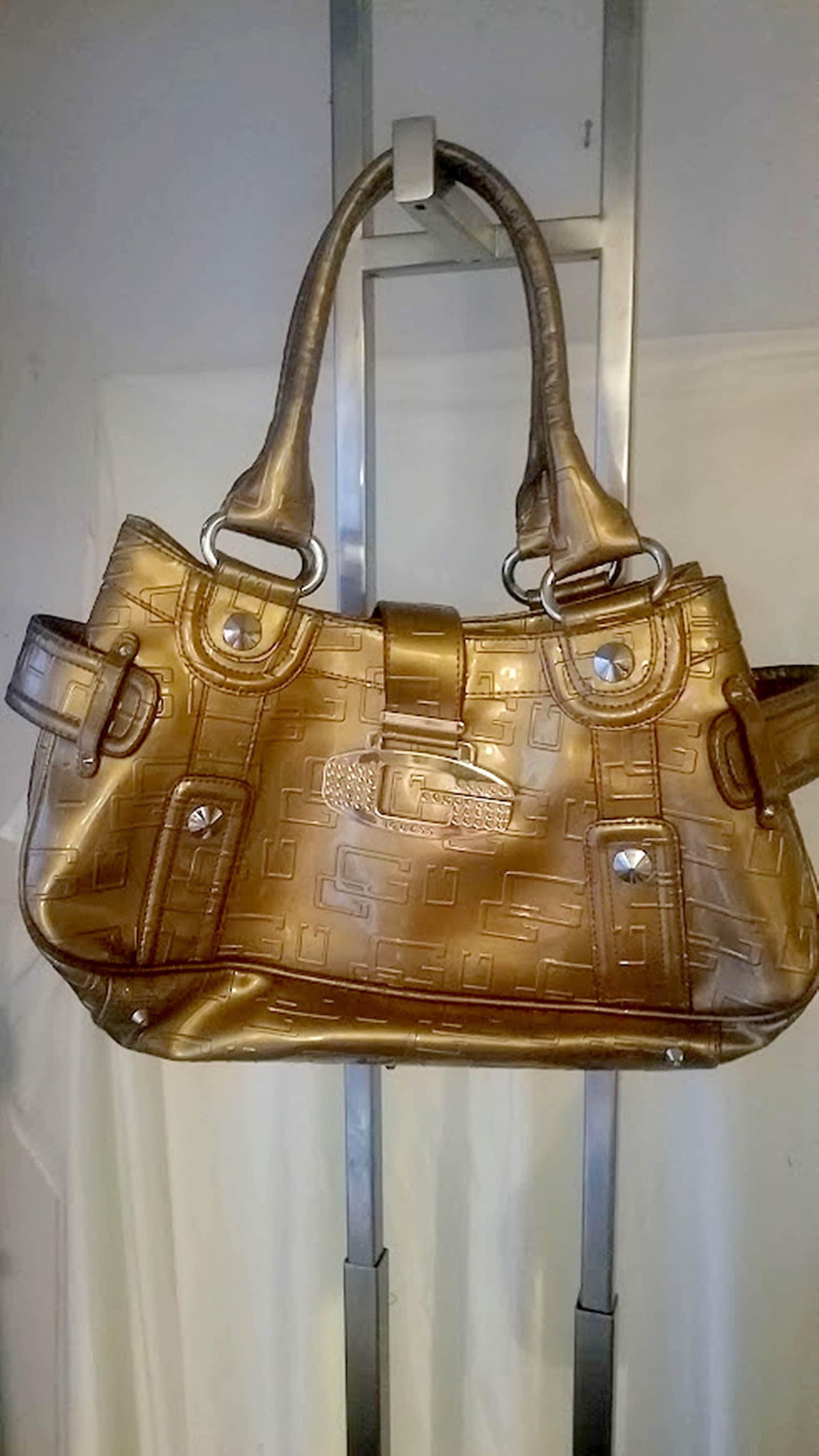 Guess metallic hotsell handbag