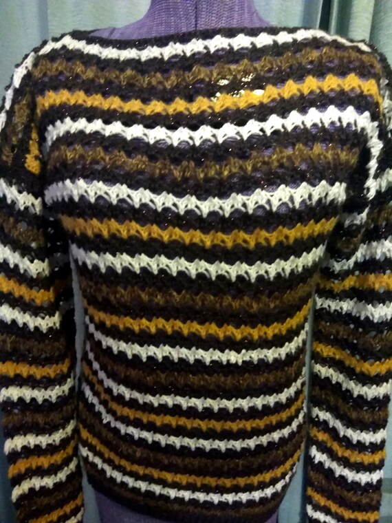 Beautiful Vintage knit Sweater From Italy - image 3