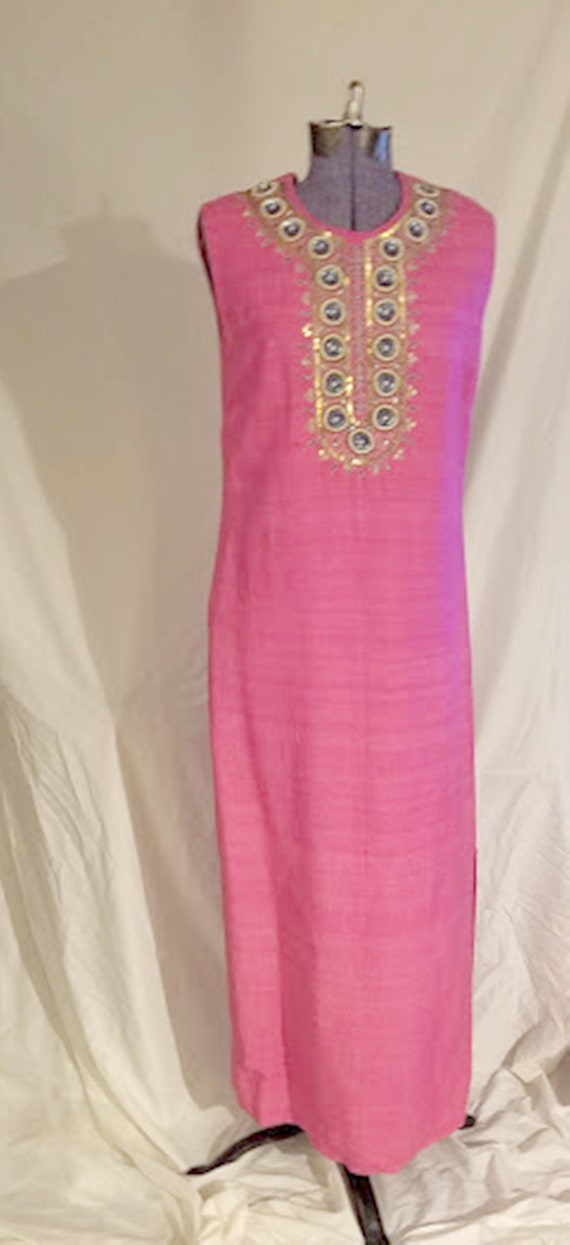 Vintage Hot Pink Bollywood "Silks Of The Orient" R