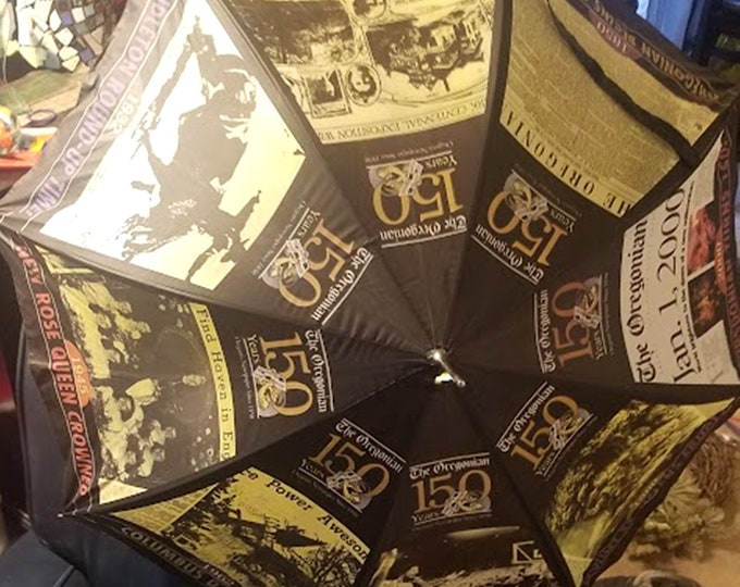 Oregonian Newspaper Commemorative 150 Year Anniversary Umbrella