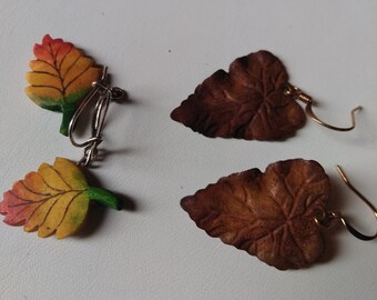 Vintage Leaf Earrings