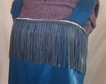 Vintsge 60's Flapper Dress-Costume Fringe Galore