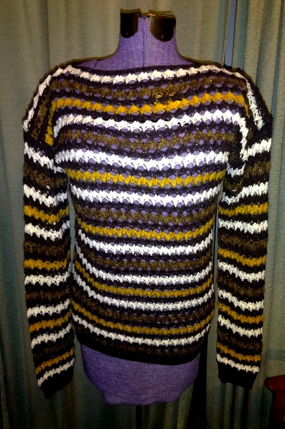 Beautiful Vintage knit Sweater From Italy - image 1