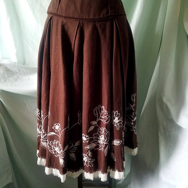 Embroidered Bustier + Pleated Skirt main image 0