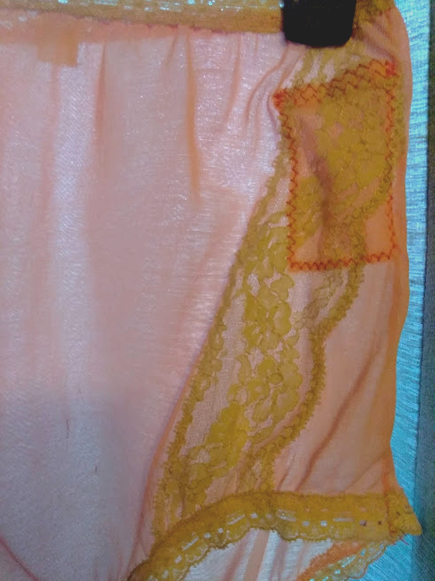 Vintage 60's Peach Lace Pocket Panties