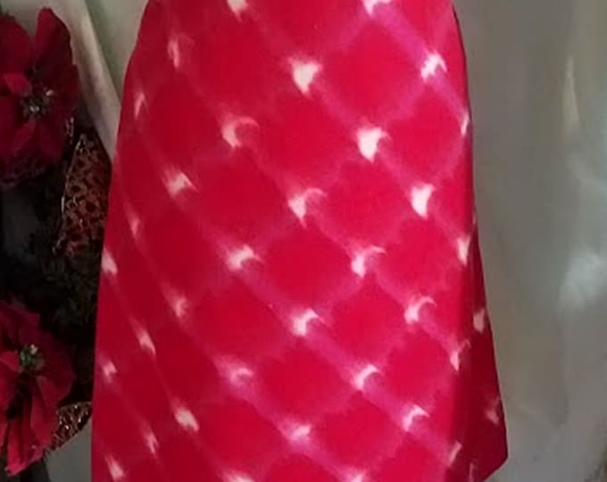 Festive Vintage Wool Blend Skirt Made in Israel