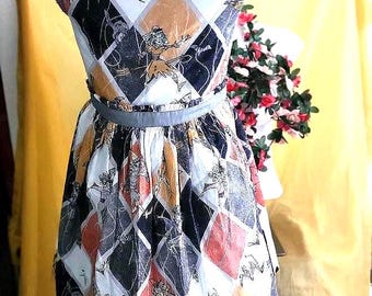 Rare Halloween Dress by Bijou Salvage Clothier is Exquisite! Fully-Lined - Girls Size 14