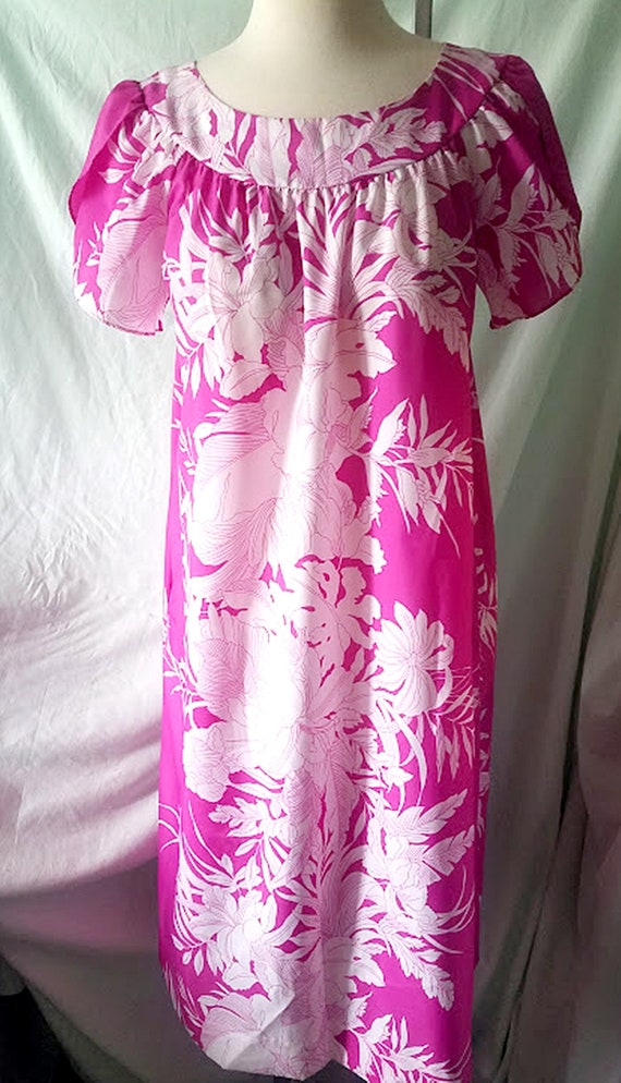 Vintage Hilo Hattie Lightweight Hawaiian Dress/Lou