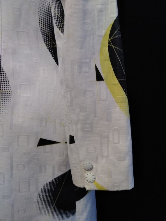 Rare  Abstract Vintage 90's Alberto Makali Dress … - image 7