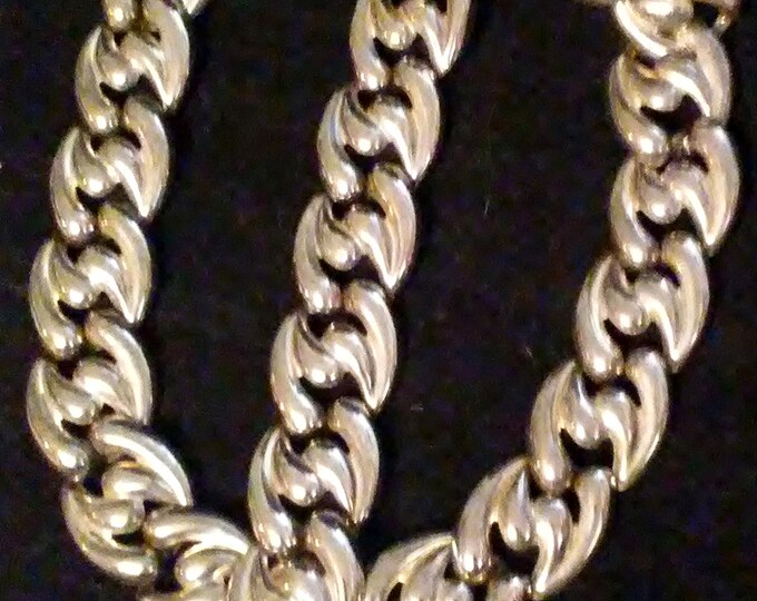 Vintage Chain Link Necklace & Bracelet