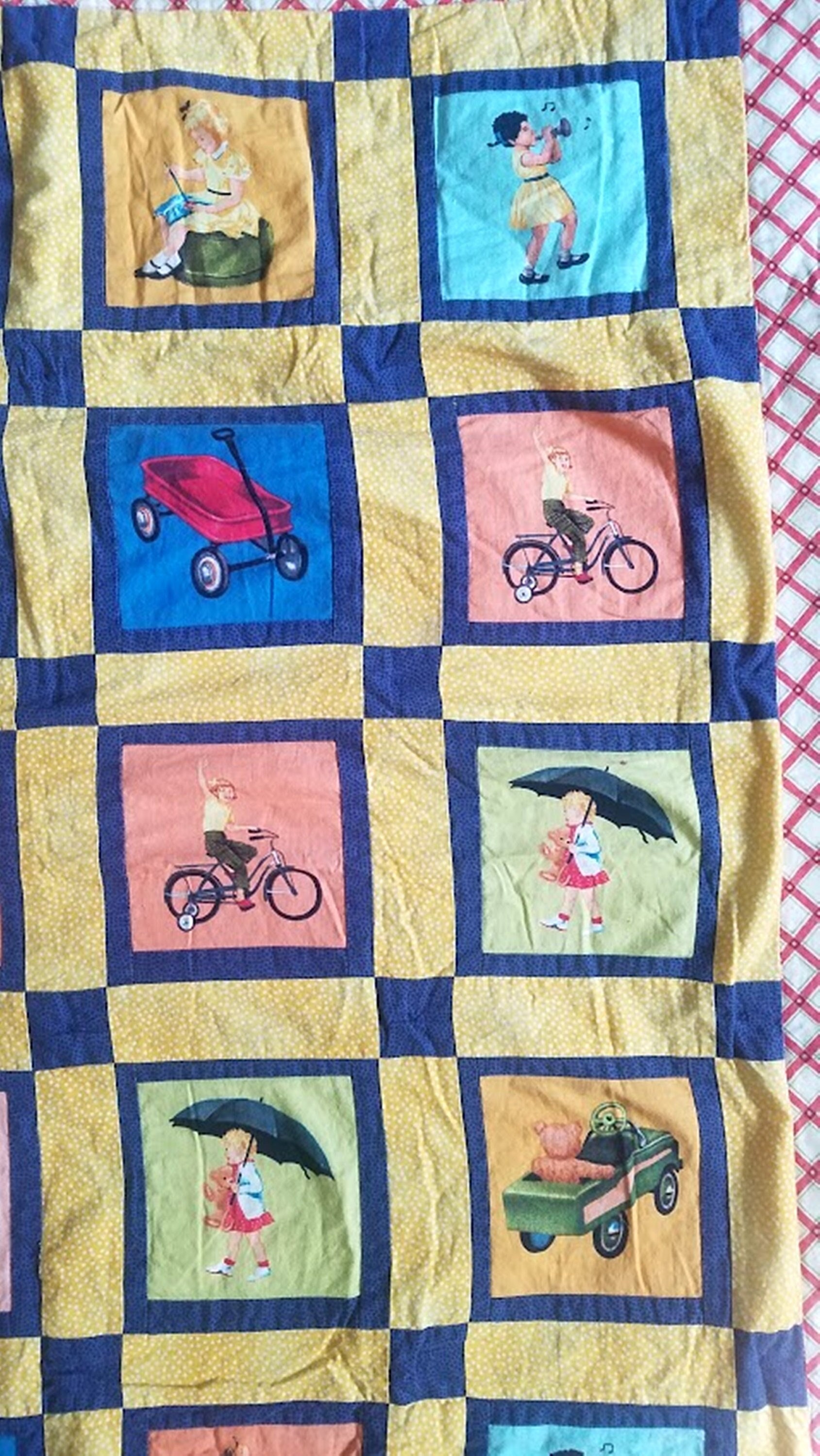 Vintage baby quilt hot sale