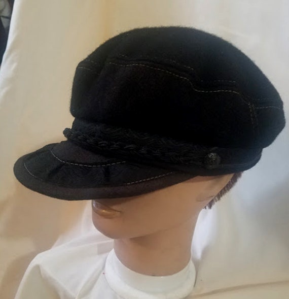 2 Chapeaux De Pêcheur Grec Vintage En Laine - Tailles Small Et Medium - Occasion