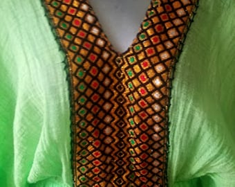 70s Cotton Gauze Ceremonial Lounger