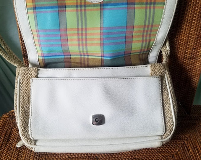 Vintage Liz Claiborne Spring Woven Handbag