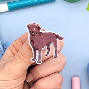 Chocolate Lab Pin