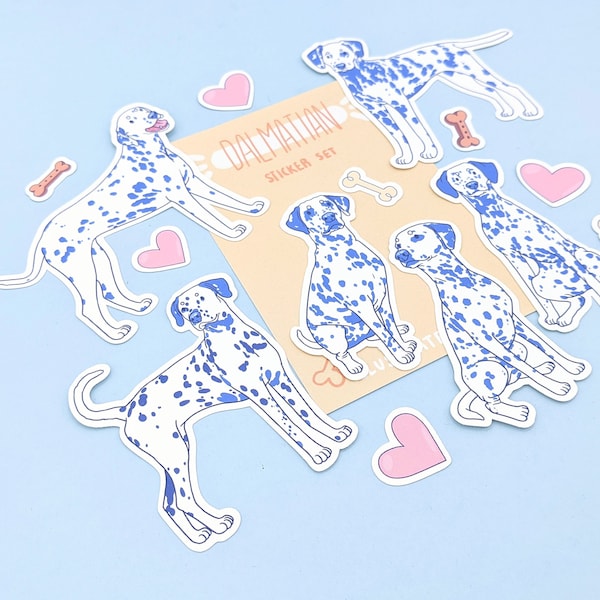 Dalmatian Stickers Etsy
