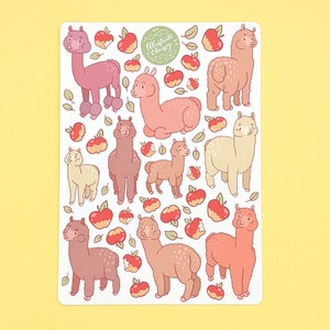 Alpaca Sticker Stickers - Cool Stickers - Cute Stickers - Cute Alpaca Gifts - Cute Gifts