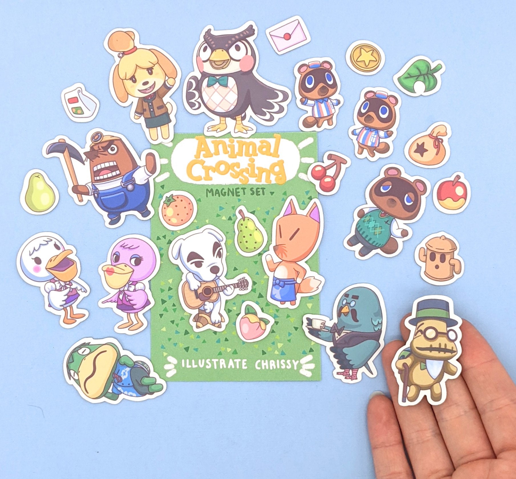 Animal Crossing Set Refrigerator Locker Etsy