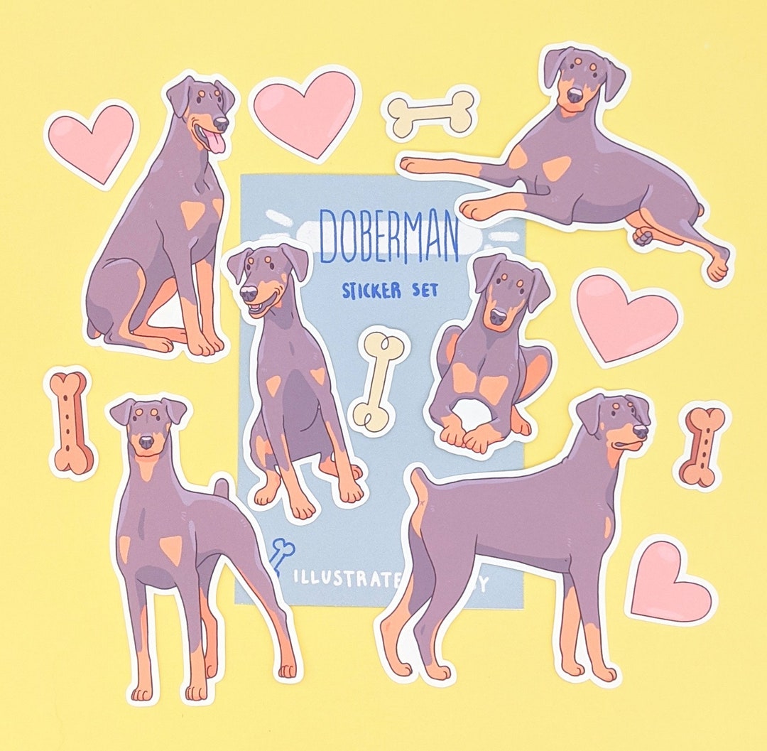 Melanistic doberman store
