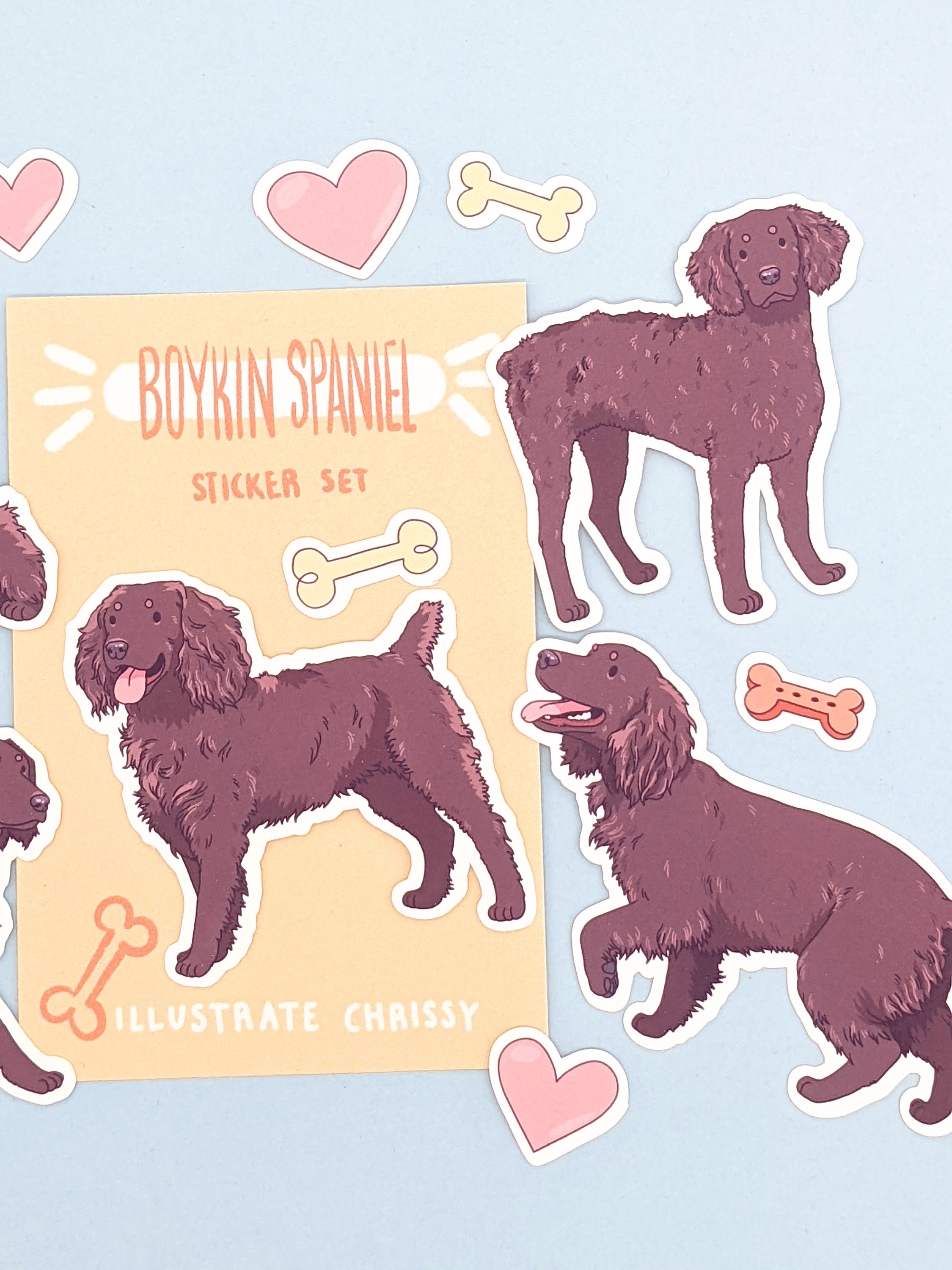 Boykin Spaniel Stickers Dog Sticker Set Etsy