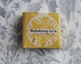 Antique Pharmacy Herb Box - 1900s Apothecary Herbs - EMPTY FOR DISPLAY - Oddities Curiosities