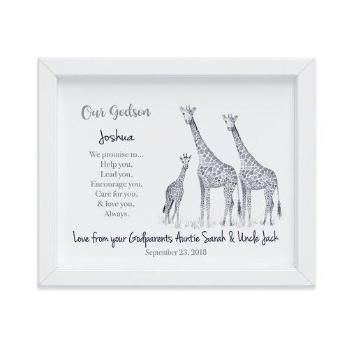 Personalized Christening Gift for Godson Baptism Gift Godson Etsy