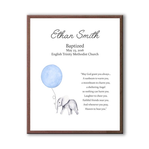 Art For Baby Baptism, Christening Art From Godparents, Dedication Day, Naming Day