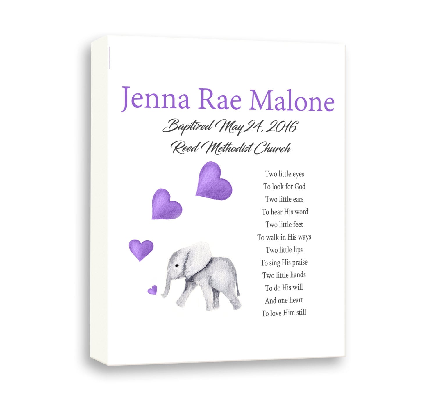 dedication gift for baby girl