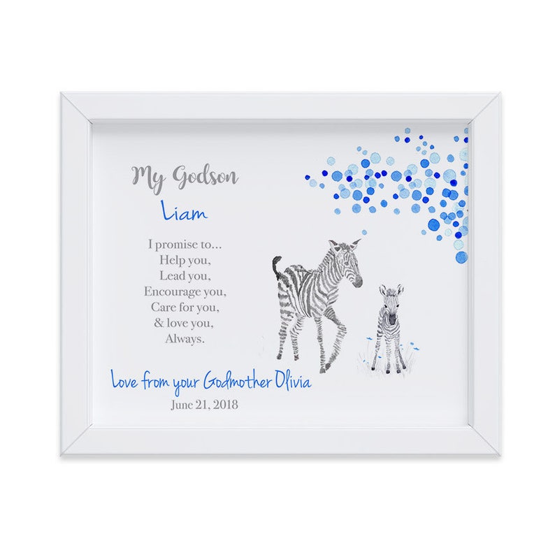 Personalized Christening Gift for Godson Baptism Gift Gift Etsy