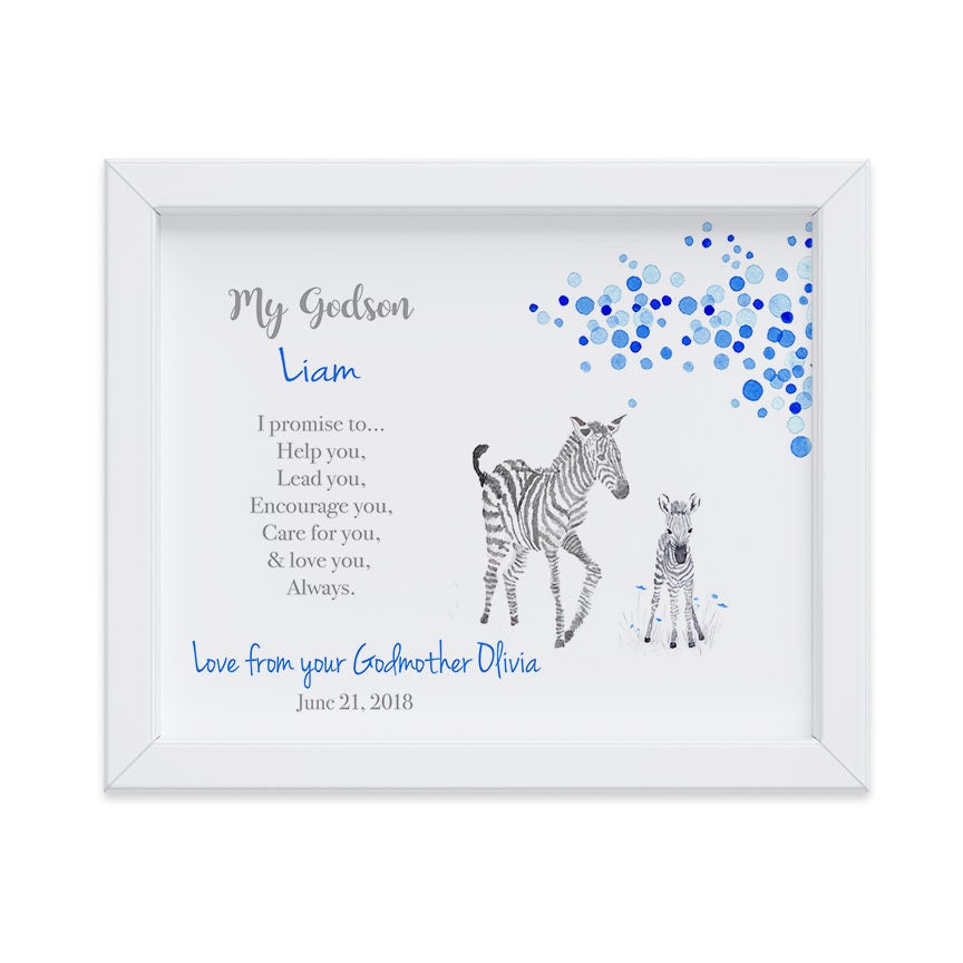 Personalized Christening Gift for Godson Baptism Gift Gift Etsy UK