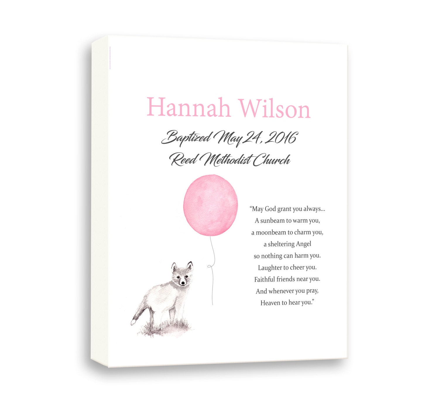 Baby Girl Baptism Gift Girls Christening Keepsake Gallery Etsy