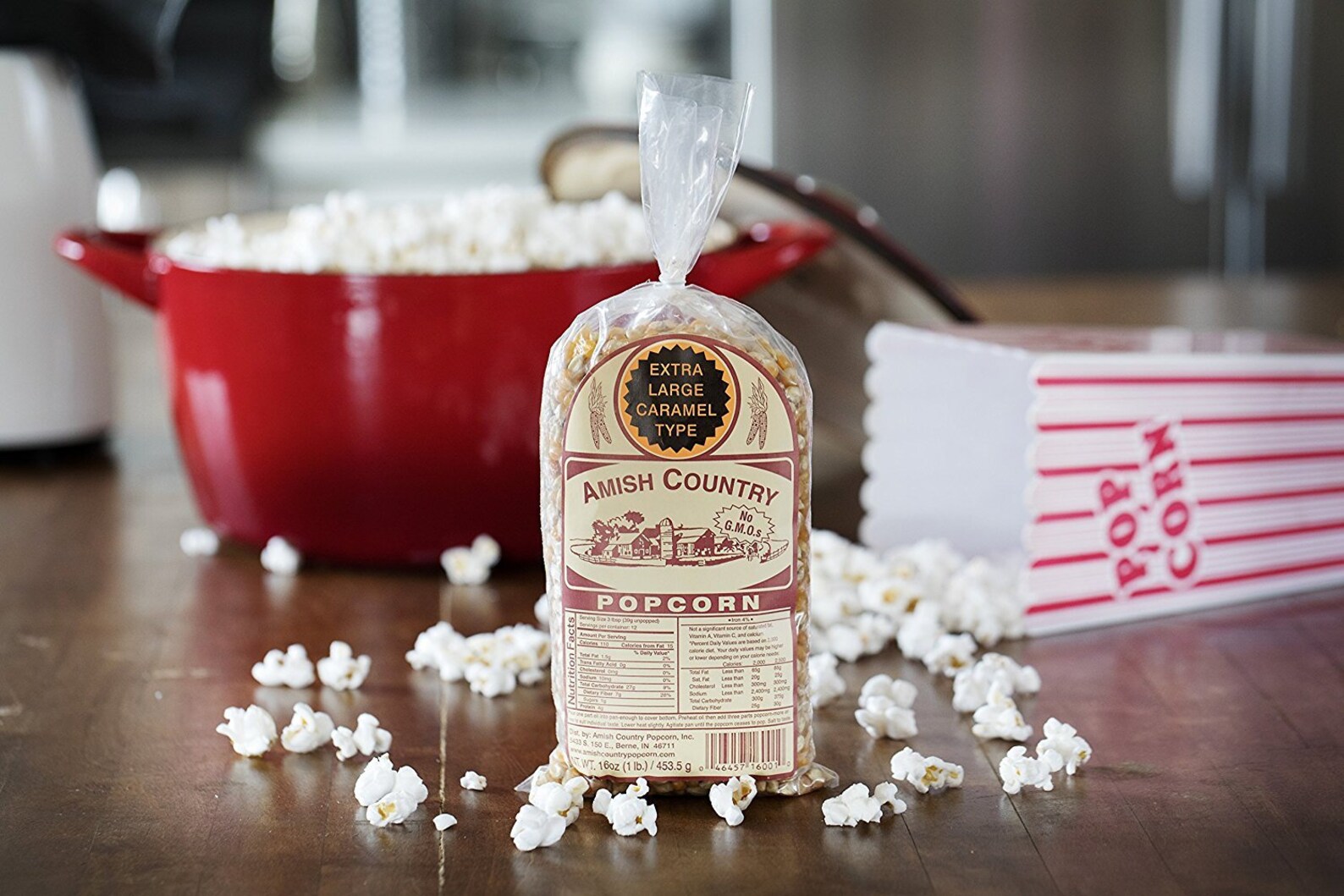 1 Lb Bag Amish Country Popcorn 1 Lb Extra Large Caramel Type Etsy