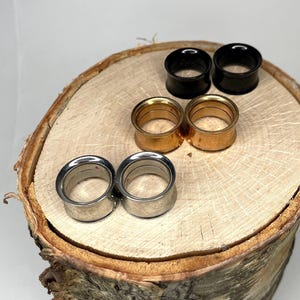 Surgical Steel Ear Plugs Gauges Tunnels