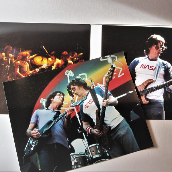 Vintage Promo Photo Lot of 3 Grateful Dead Celebrity Live Concert American Rock Star Singer Large Image 11 x 14