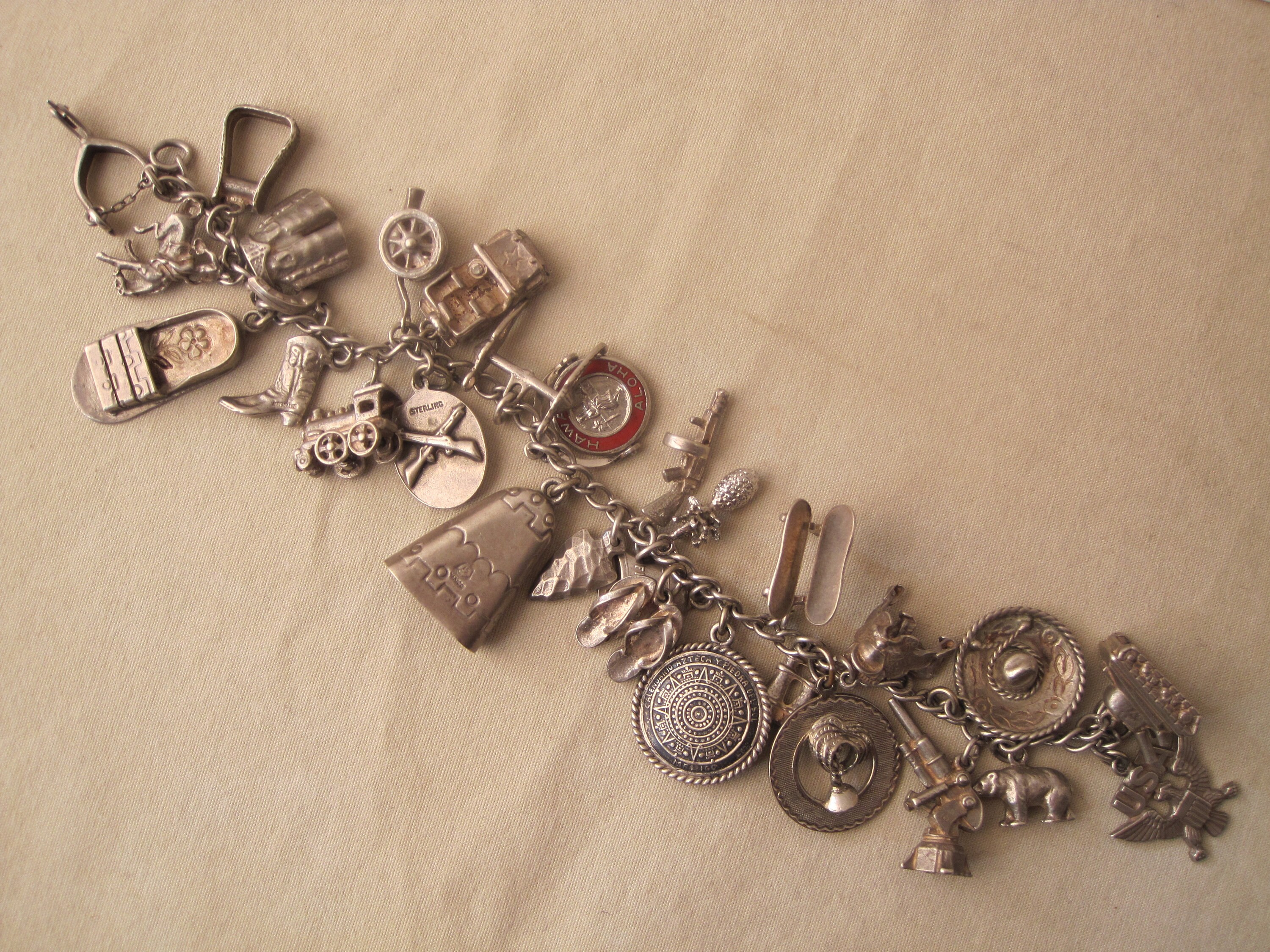 Bracelet Charms - Vintage to Modern Gold & Sterling Silver Charms –  Blingschlingers Jewelry