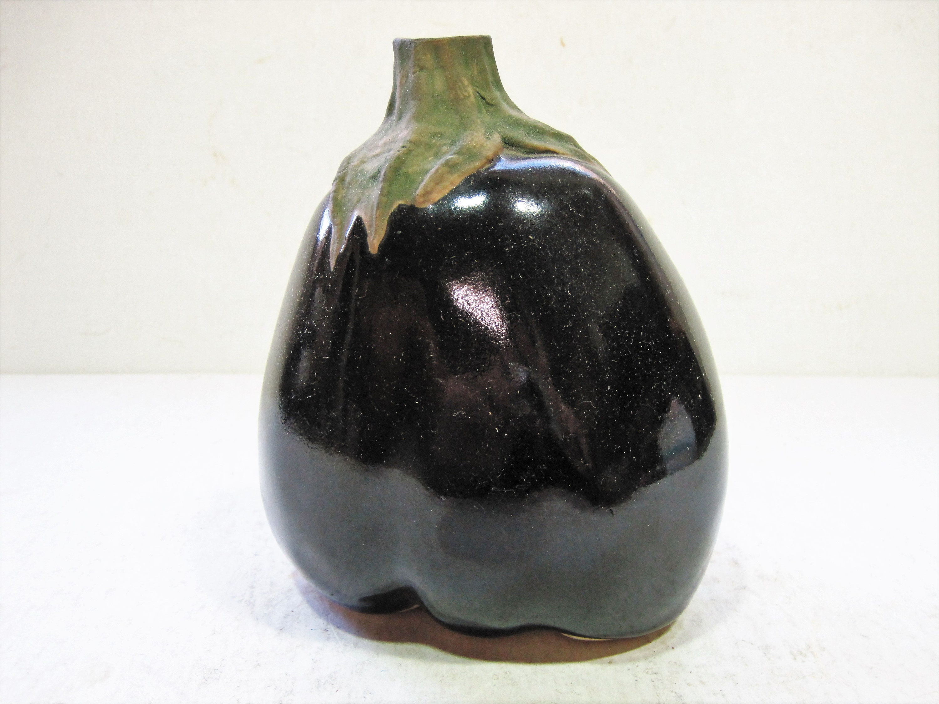 Realistic Eggplant Shaped Vase by Patricia Garrett Berkeley Etsy