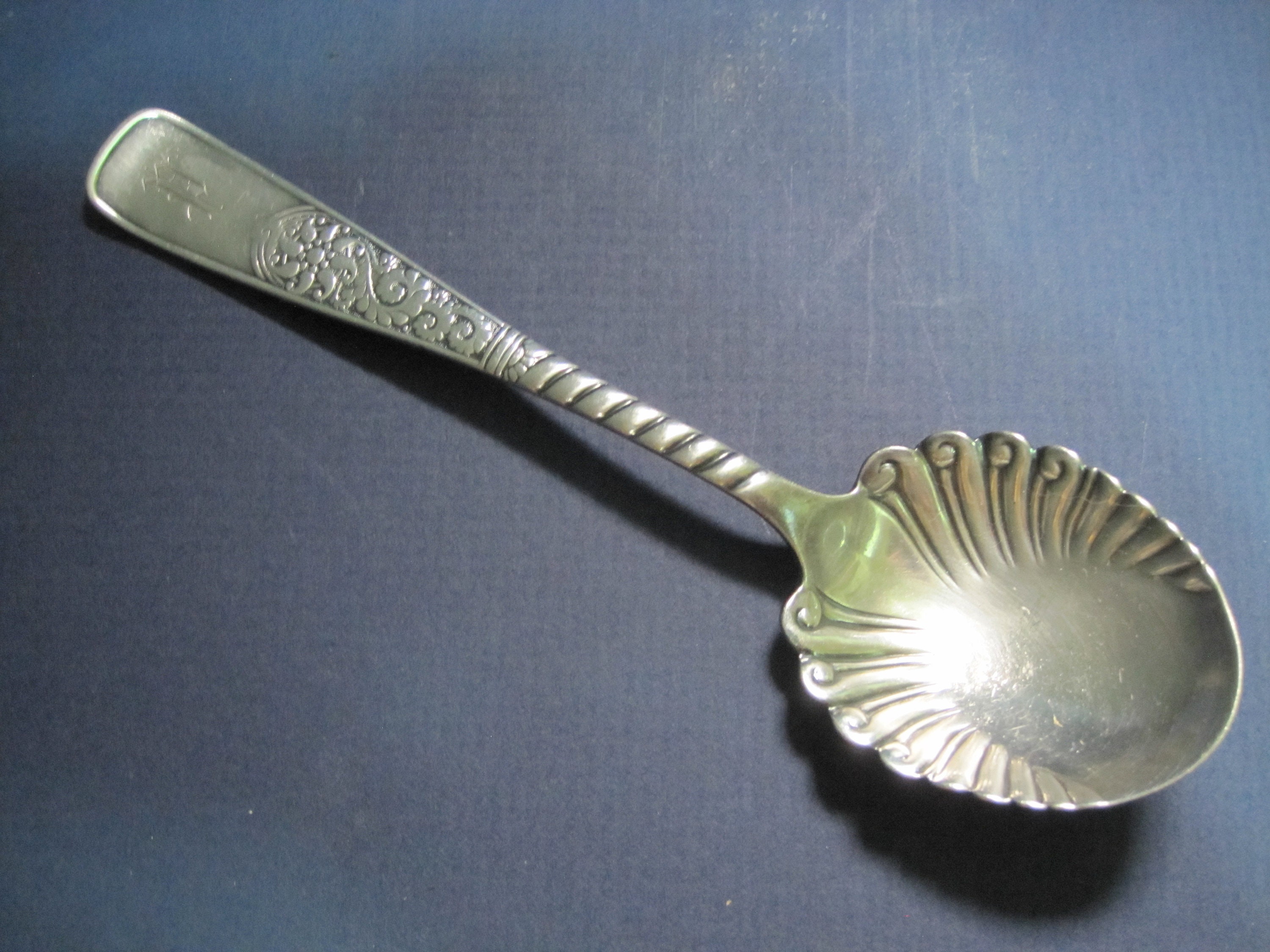 Vintage Silver Sugar Spoon Antique 1800s Server Serving Pieces Etsy