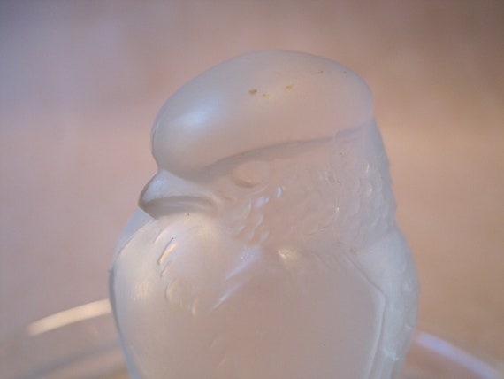 Vintage Lalique France Bird of Prey Ring Dish Fro… - image 8