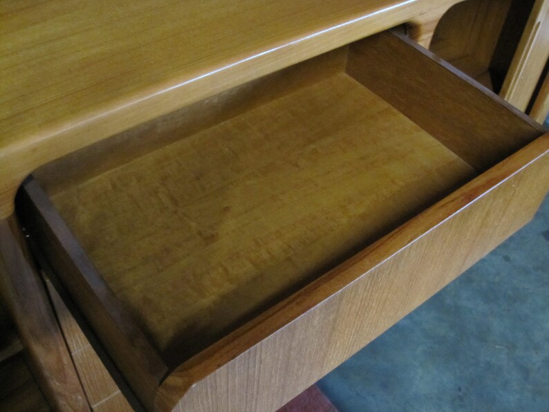 Teak Buffet Credenza Sun Furniture Side Board Danish Modern Mid