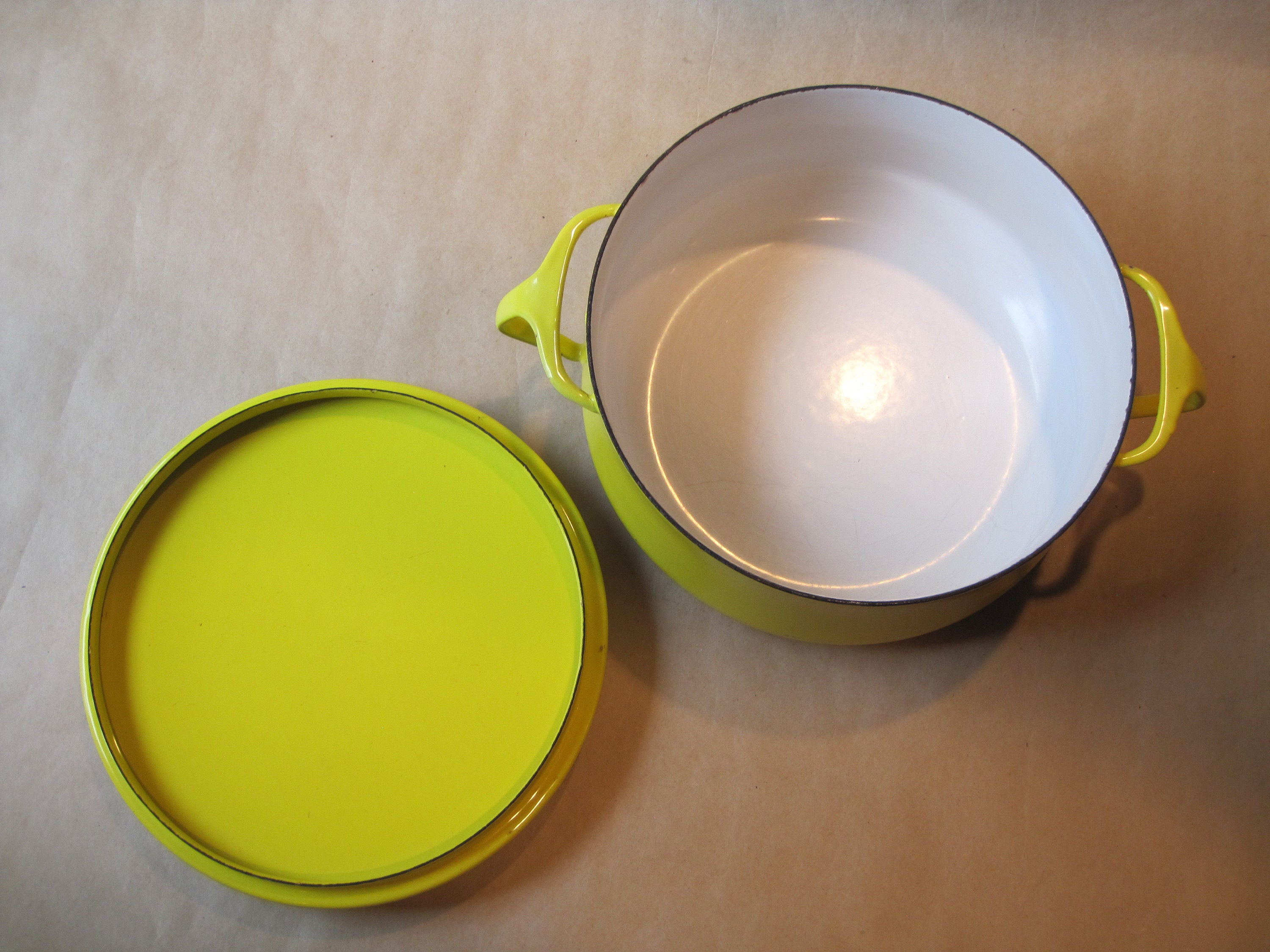 Yellow Danish-Style Cookware Set - Gil & Roy Props