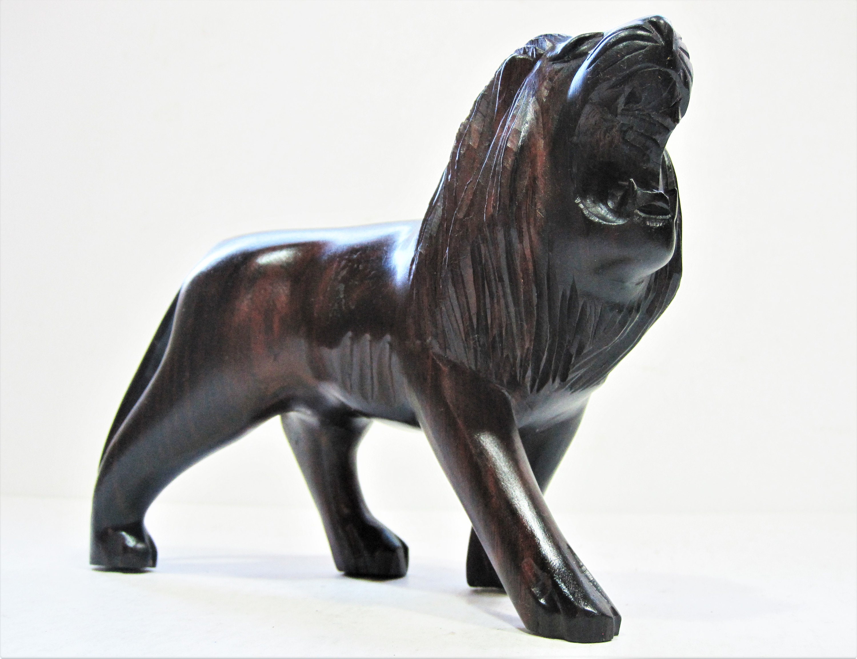 ヴィンテージメキシコ陶器置物ライオン