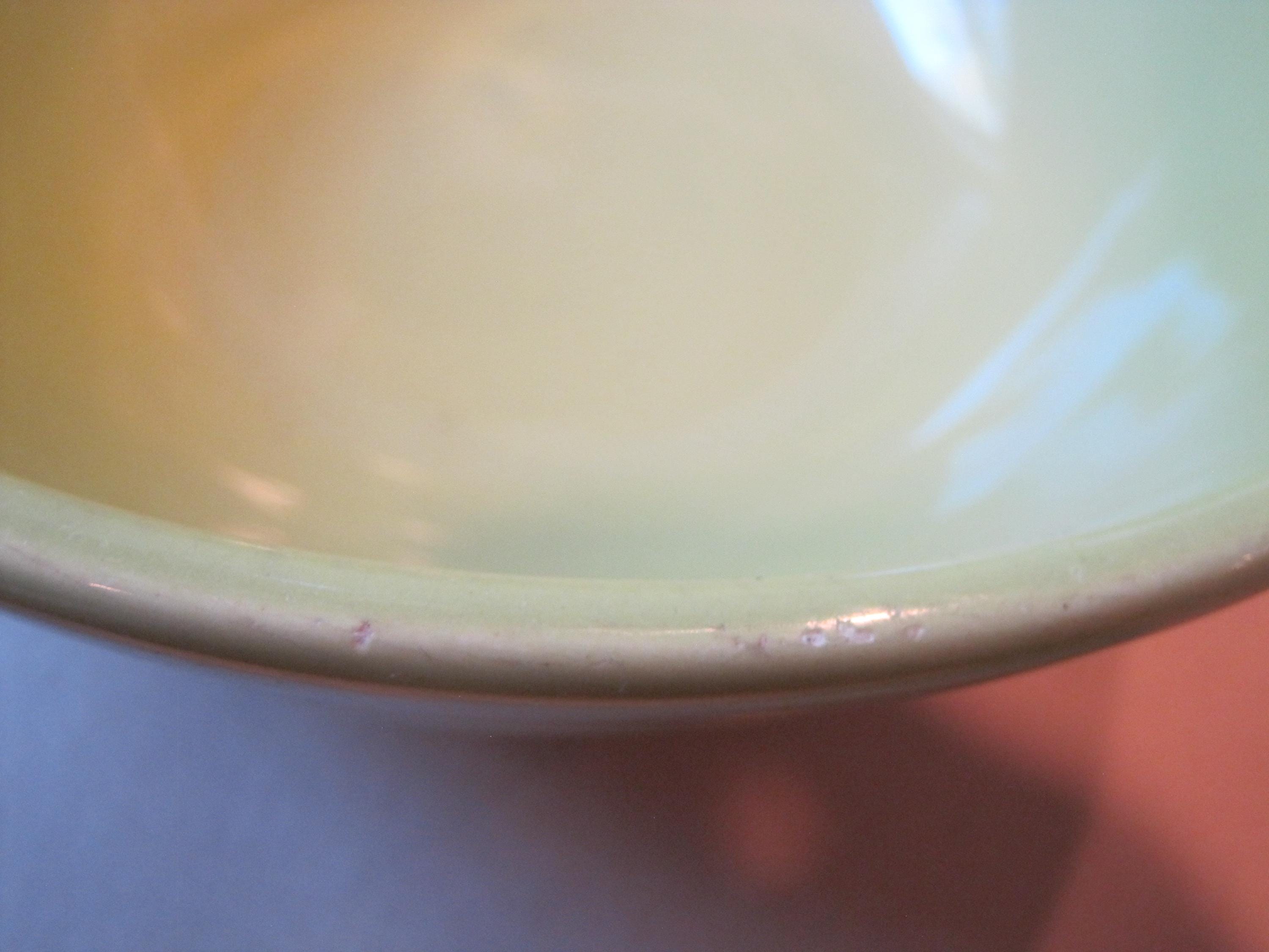 Vintage Bauer Pottery Ringware Bowl: Chartreuse Green Beehive Bowl