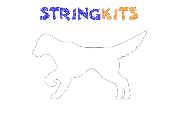 Dog String Art Template | Etsy