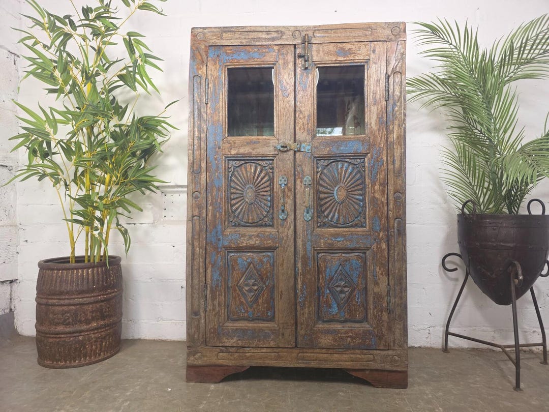 Hand Carved Cabinet - Etsy
