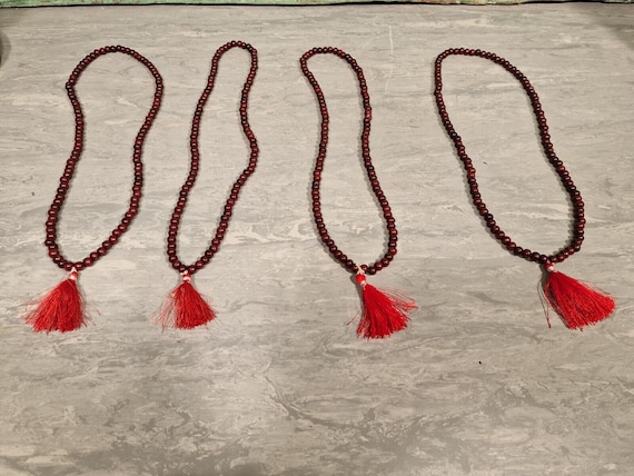 Bulk 10 x Rosary Beads Mala Hindu Japa Meditation… - image 1