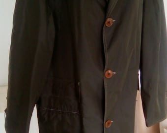 French Vintage Men's outdoor raincoat